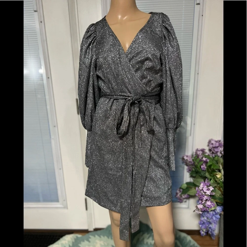 Rhode Frankie Embellished Wrap Dress